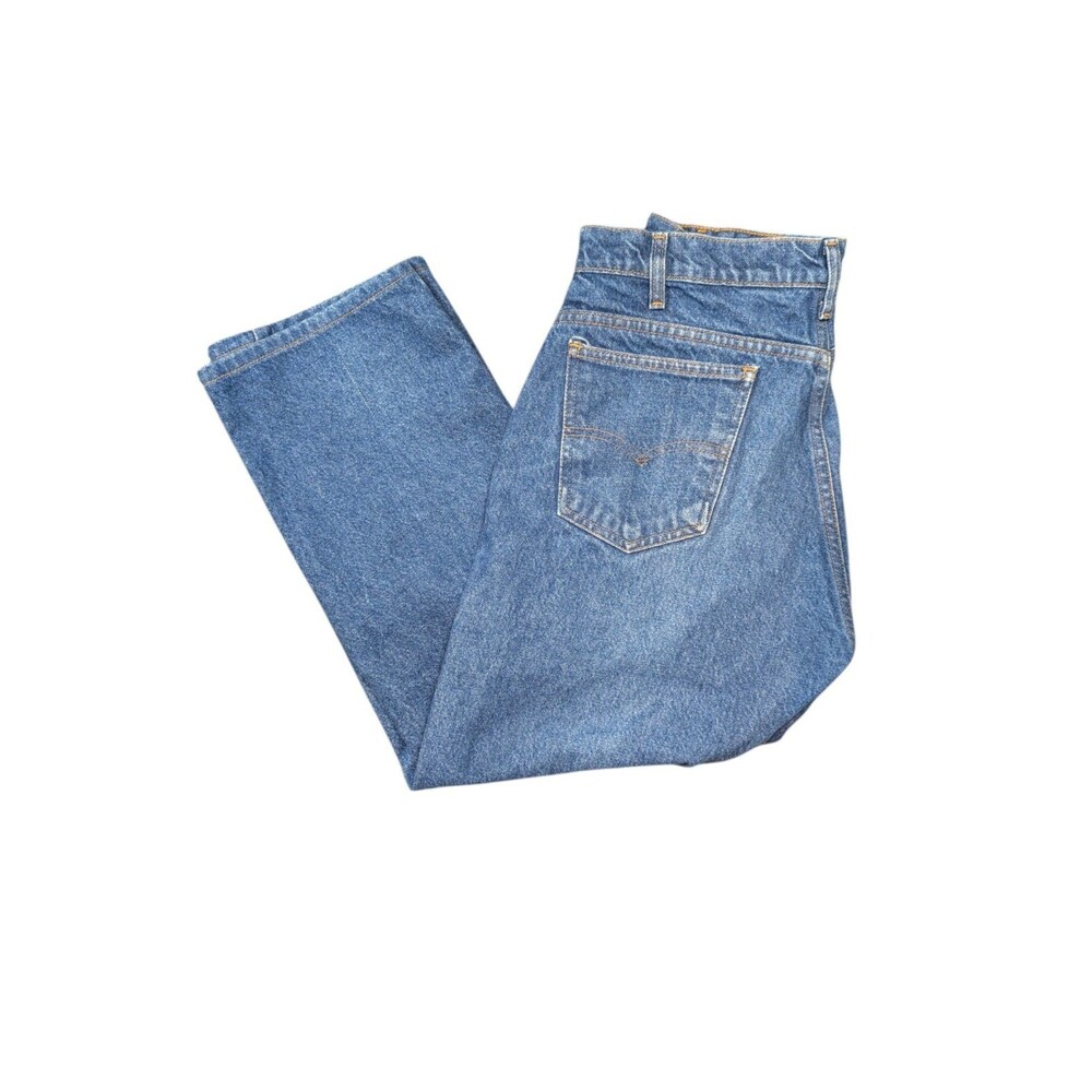 Vintage Levis 505 Orange Tab Jeans Mens 33x24 Straight Leg USA 90s READ - Picture 3 of 14